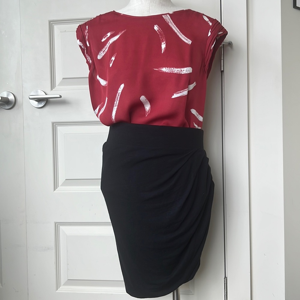 Helmet Lang Black Skirt